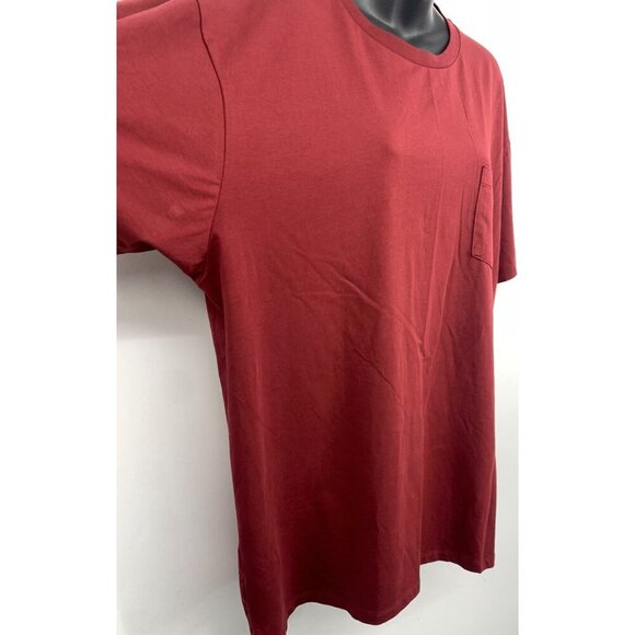 Kenneth Cole Mens Red T-Shirt XXL The Pocket Tee Short Sleeve Round Neck NEW - Picture 3 of 8